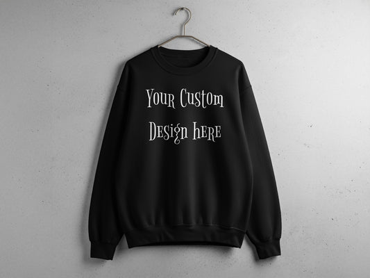 Customizable Black Sweatshirt Design Your Own product
