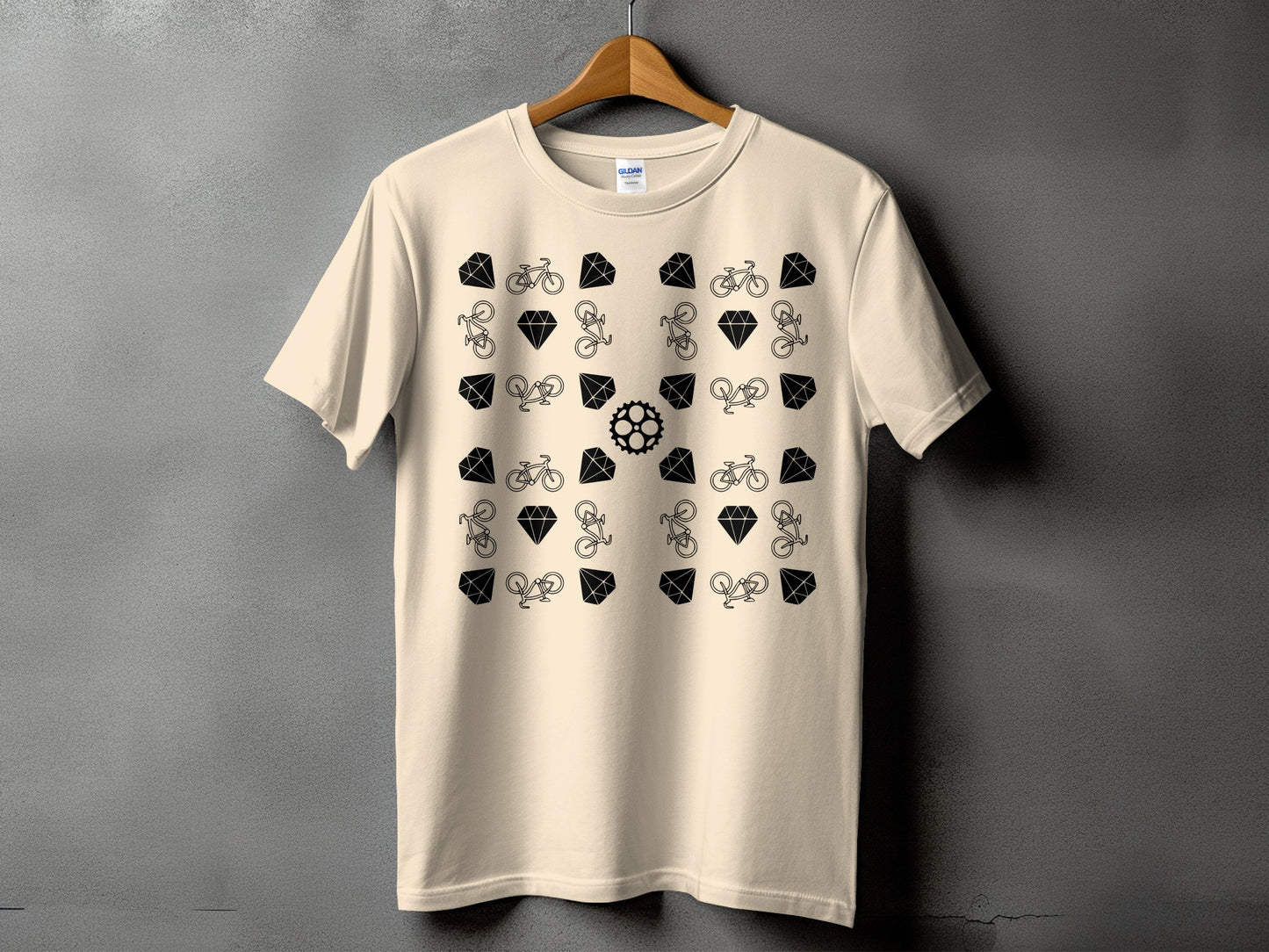 Cycling Icons Pattern Graphic Tee product