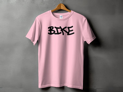Casual Light Pink BIKE Graphic T-Shirt product