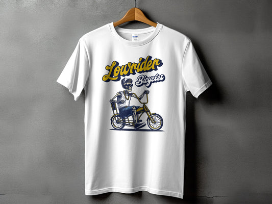Lowrider Bicycles Cool Skeleton Graphic Tee product type