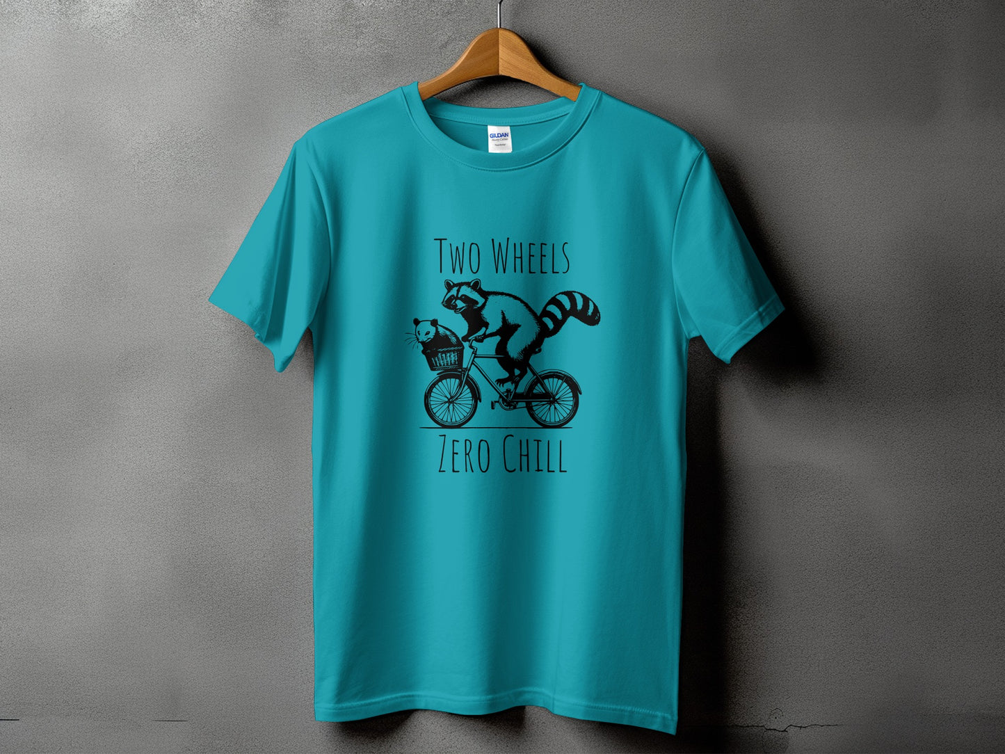 Hilarious Two Wheels Zero Chill Graphic T-shirt product type