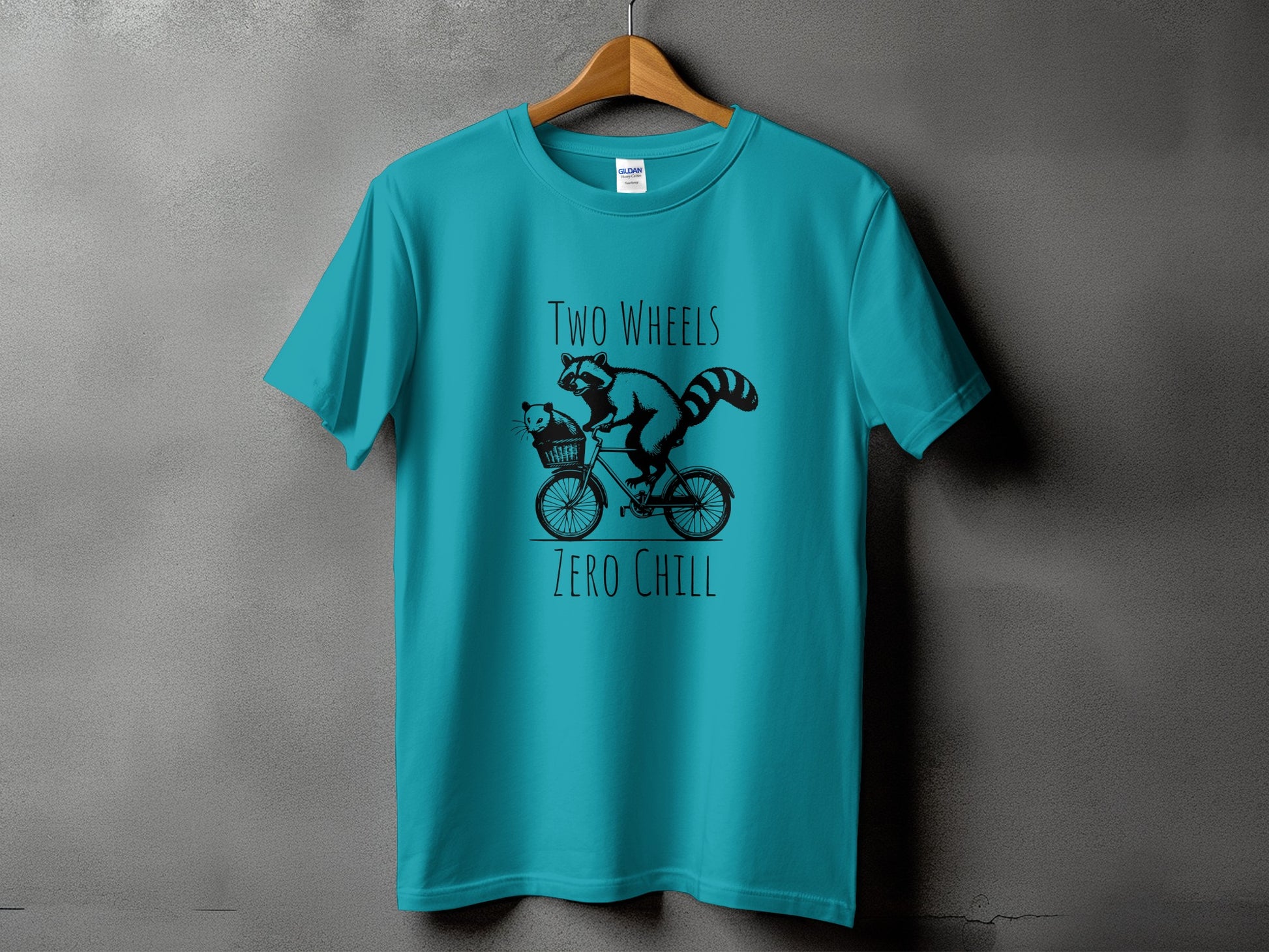 Hilarious Two Wheels Zero Chill Graphic T-shirt product type