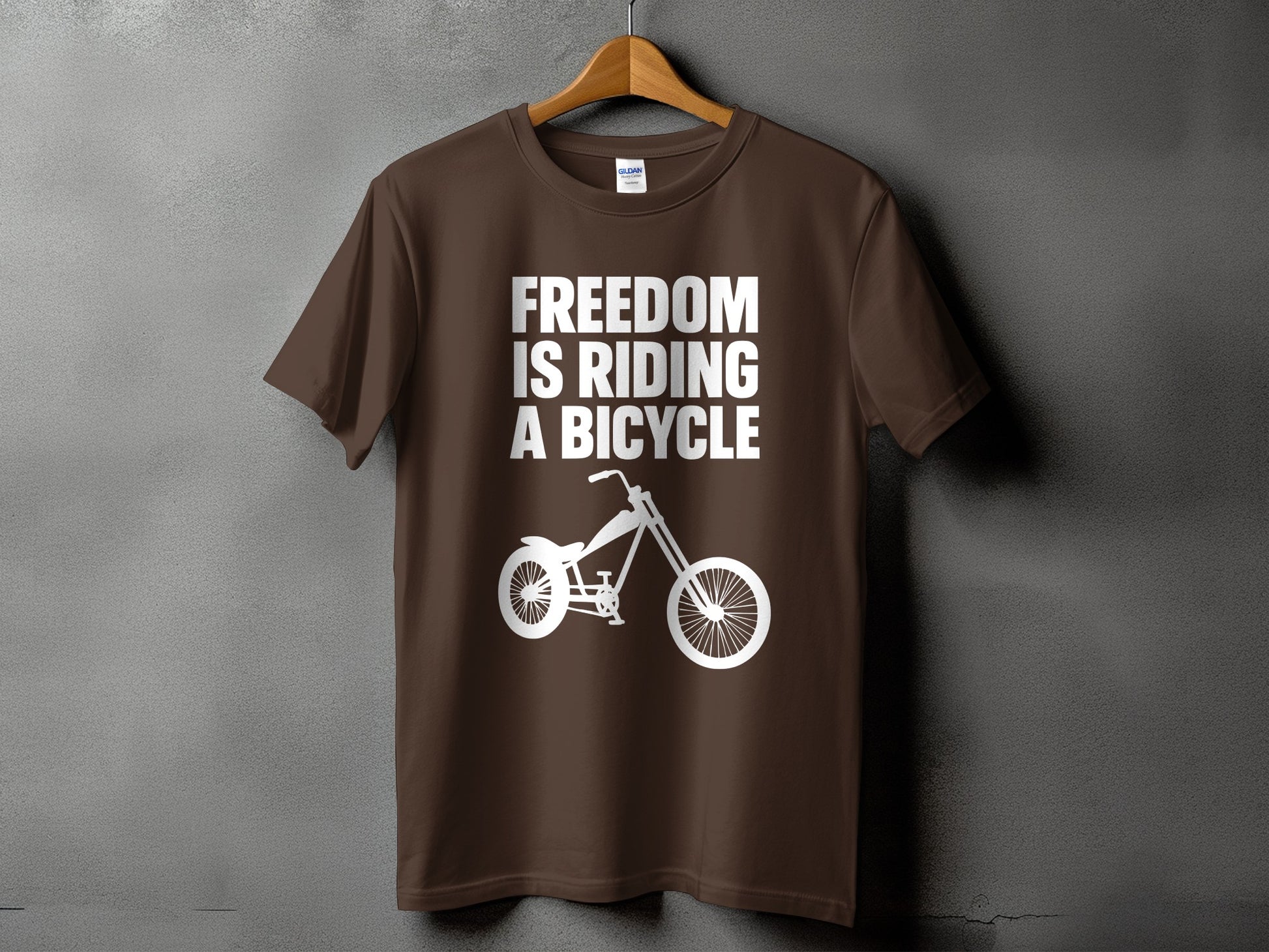 Freedom Is Riding A Bicycle Graphic T-Shirt product type