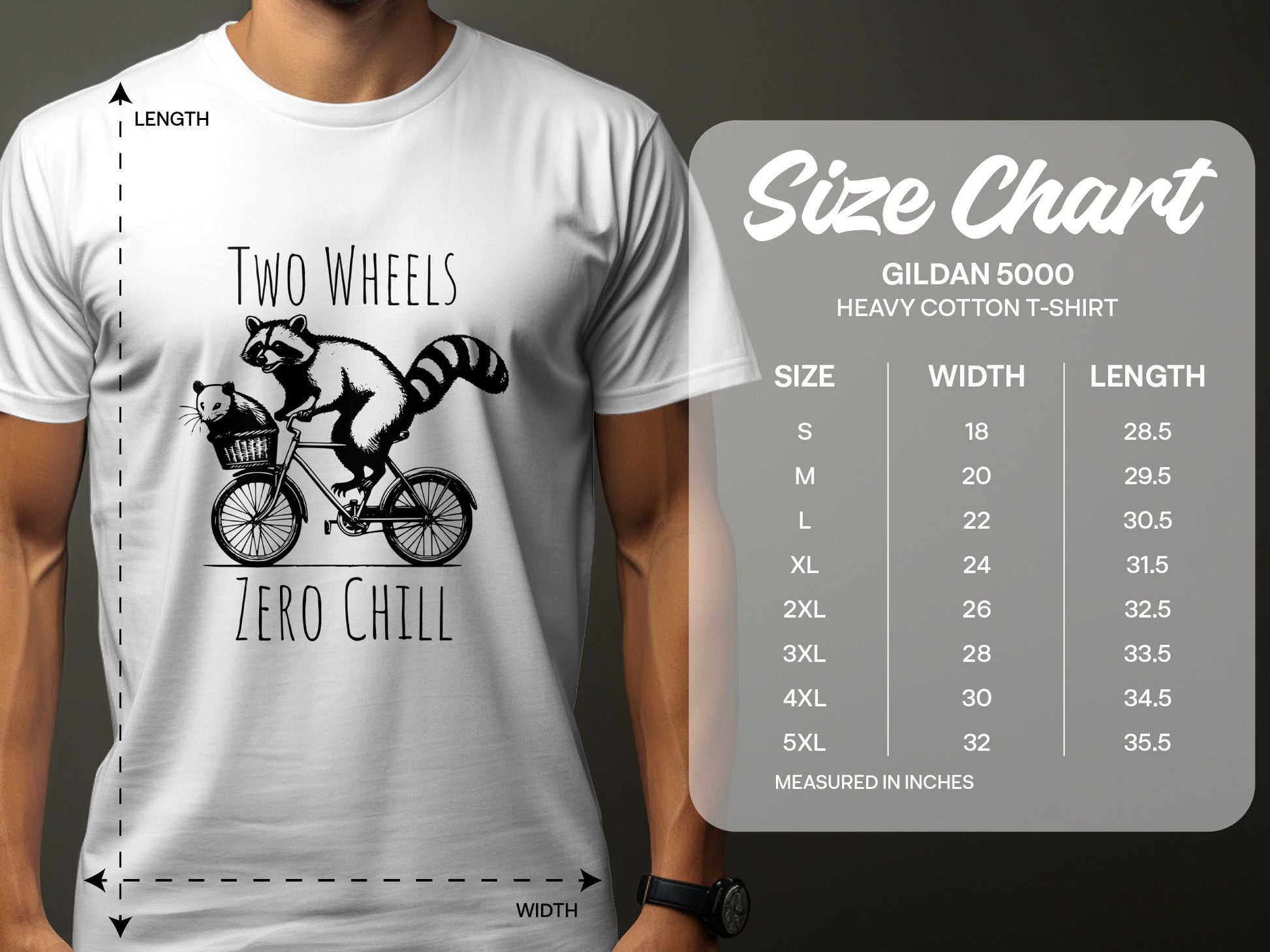 Two Wheels Zero Chill Graphic T-Shirt product type