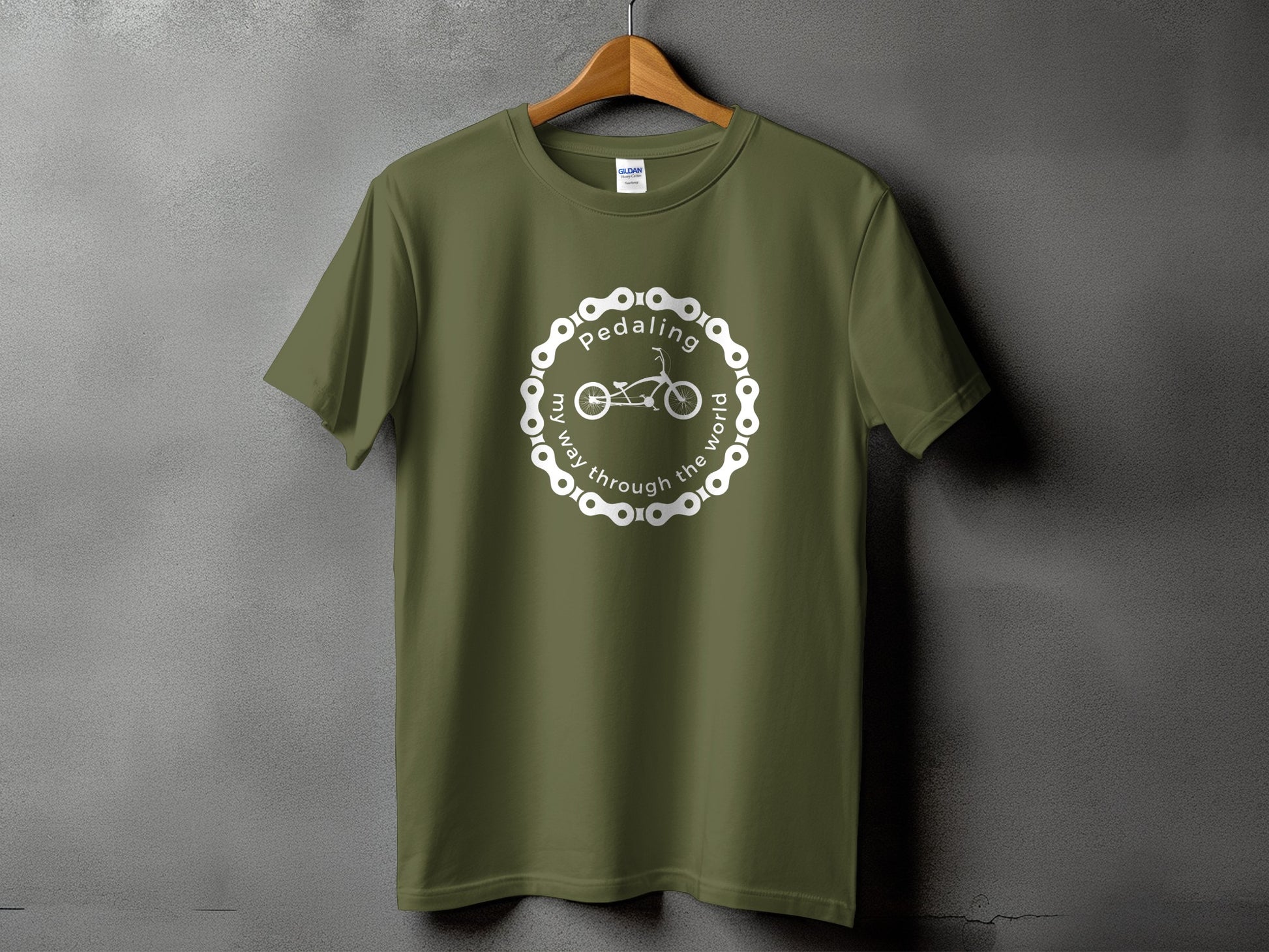 Pedaling My Way Through The World T-shirt product