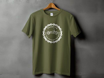 Pedaling My Way Through The World T-shirt product