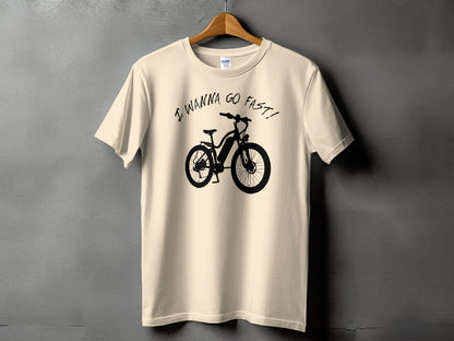 I Wanna Go Fast Bike Rider T-Shirt product type