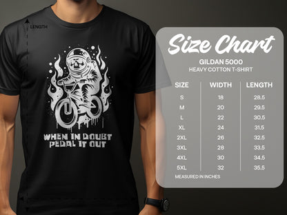 When In Doubt Pedal It Out Biking T-Shirt