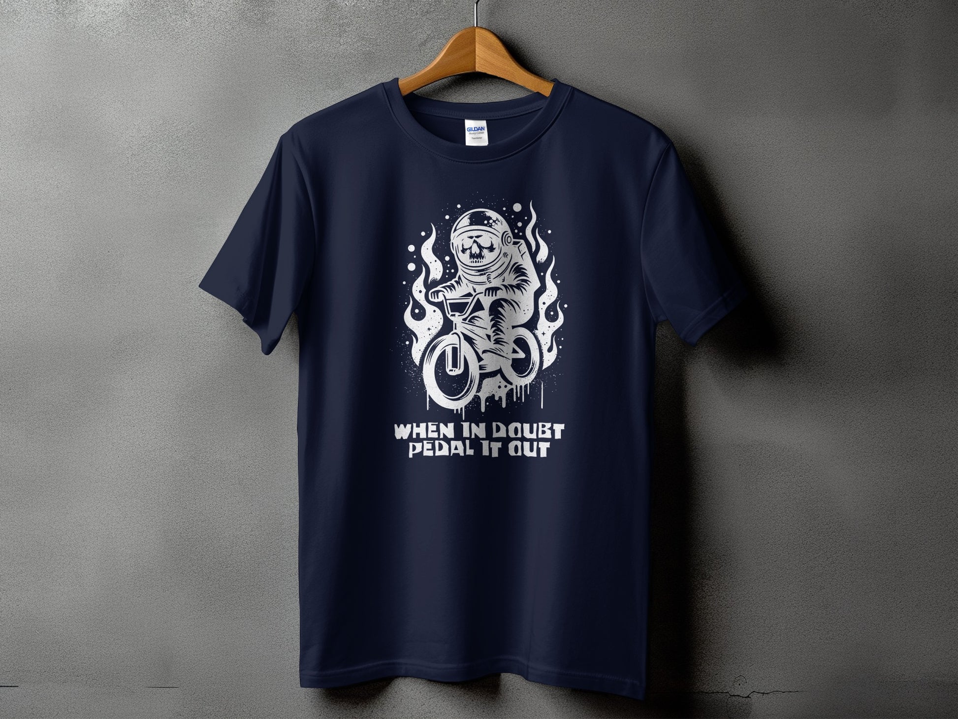 When In Doubt Pedal It Out Astronaut T-Shirt product type