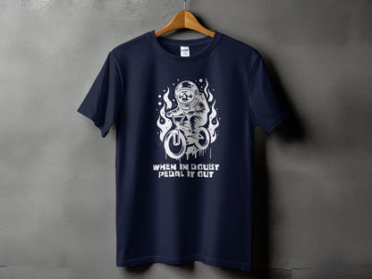 When In Doubt Pedal It Out Astronaut T-Shirt product type