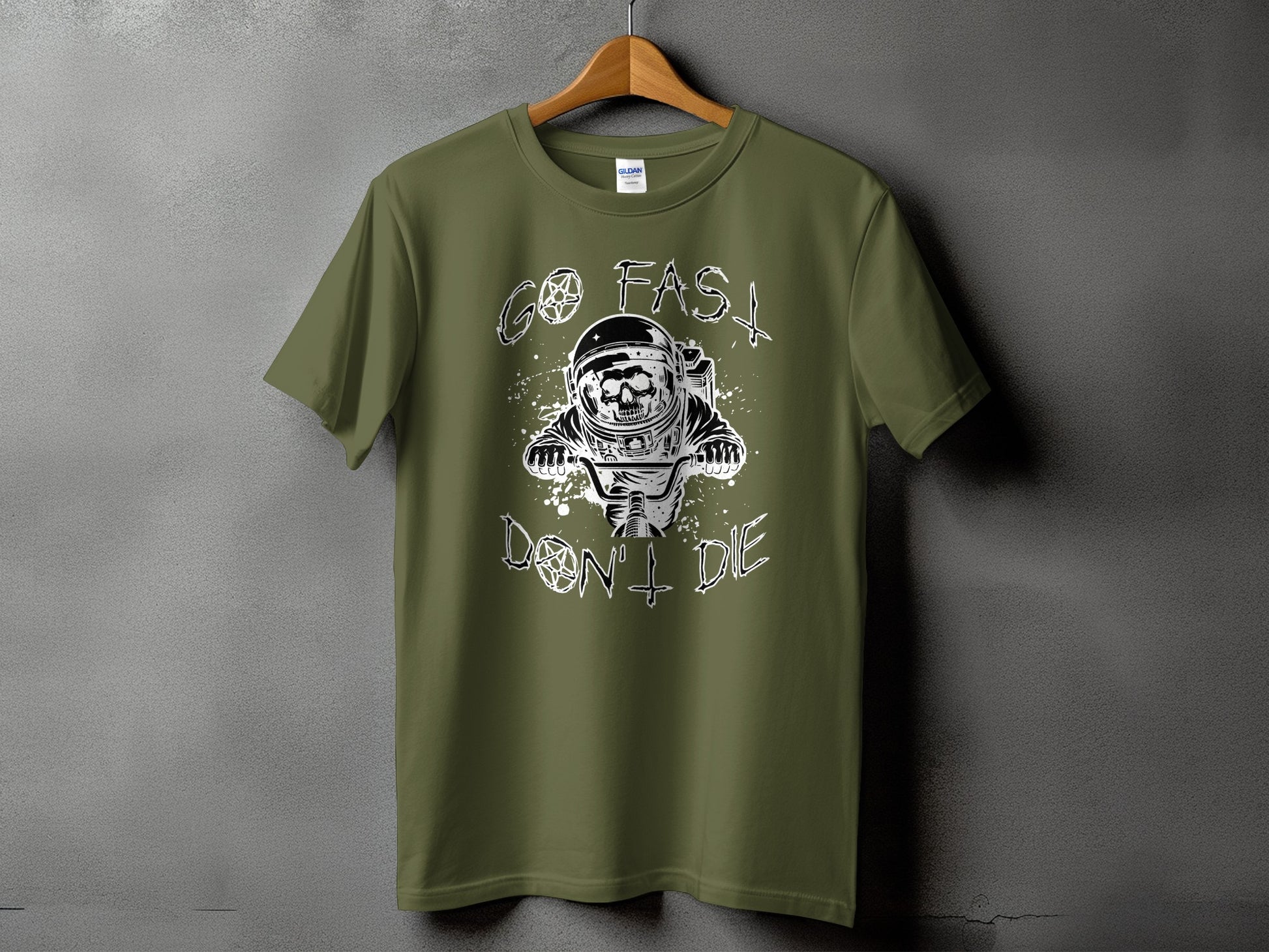 Go Fast Don't Die Astronaut Graphic T-Shirt product