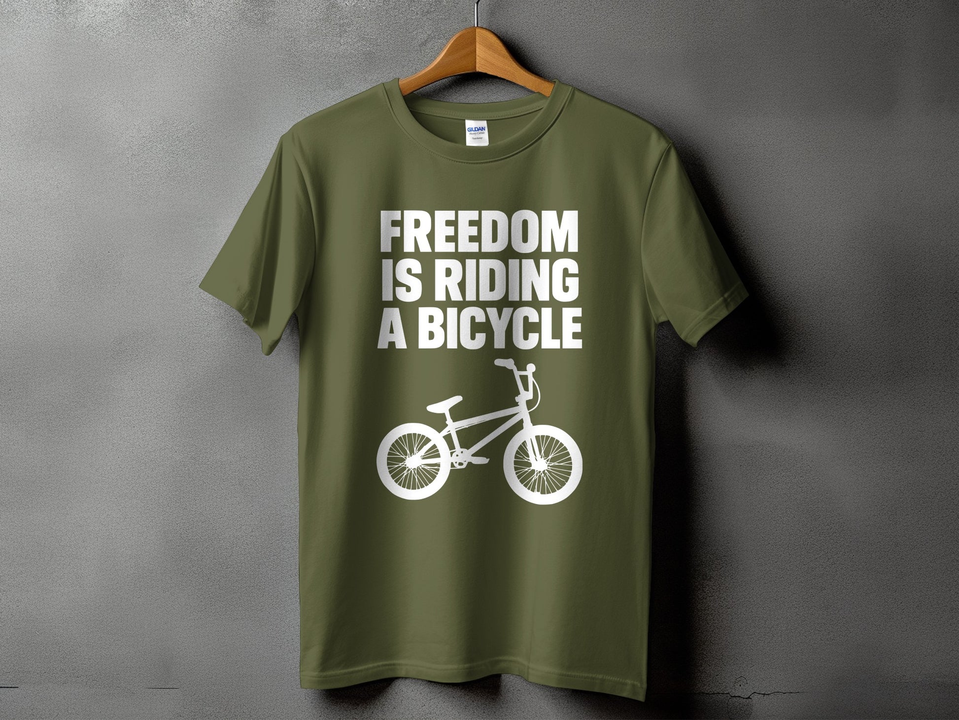 Freedom Is Riding A Bicycle T-shirt product type