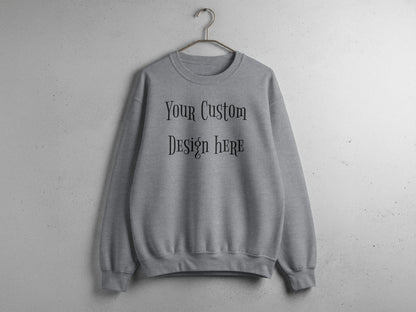 Personalized Graphic Grey Custom Design Sweatshirt product