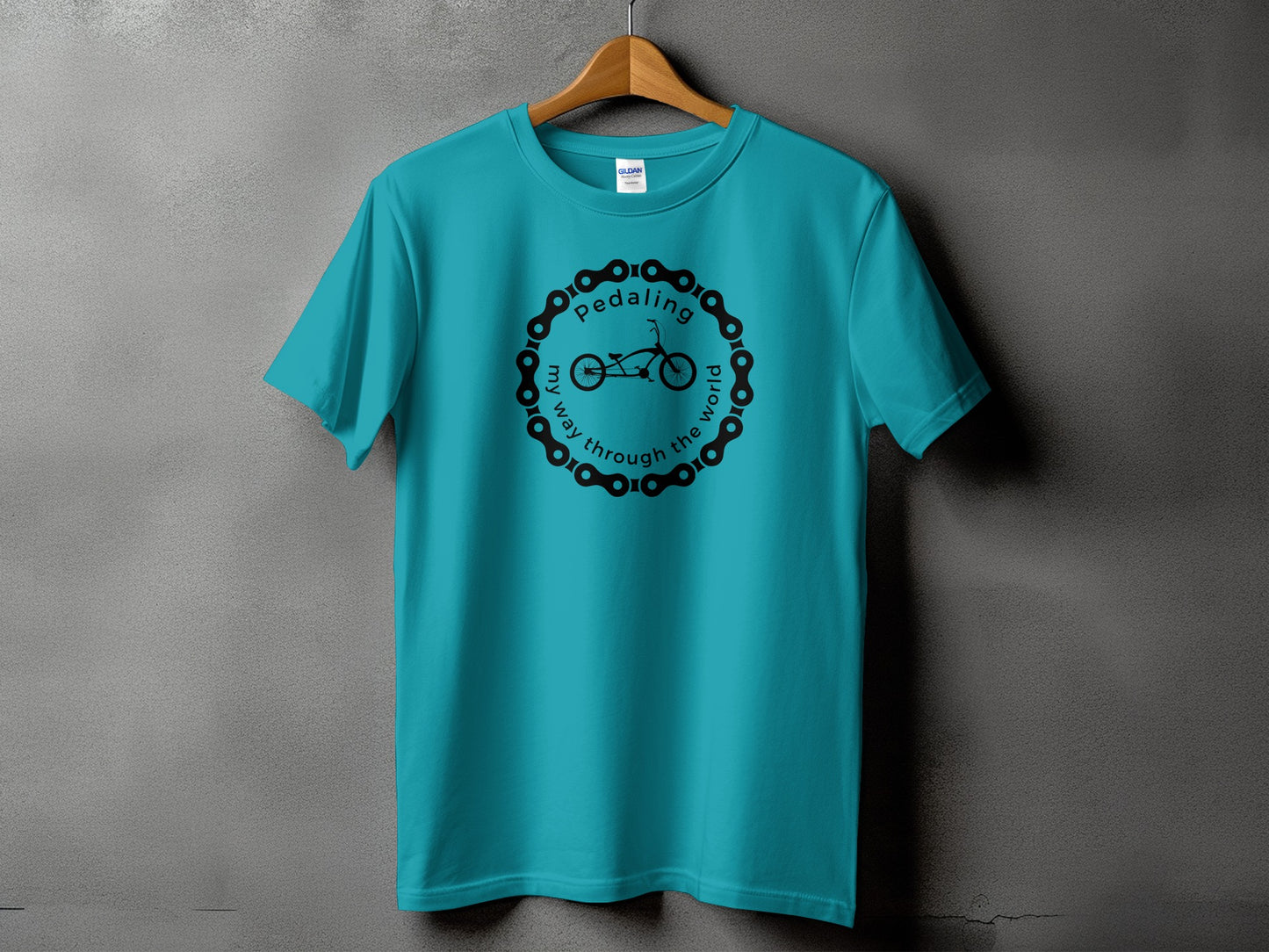 Pedaling My Way Through The World T-shirt product
