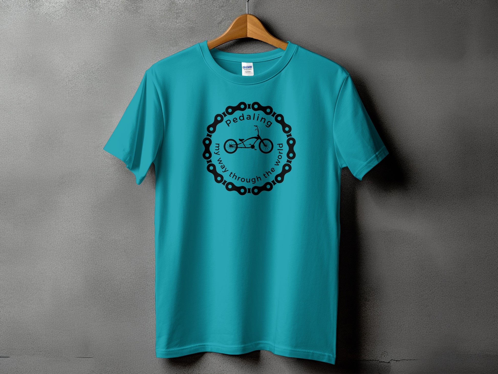 Pedaling My Way Through The World T-shirt product