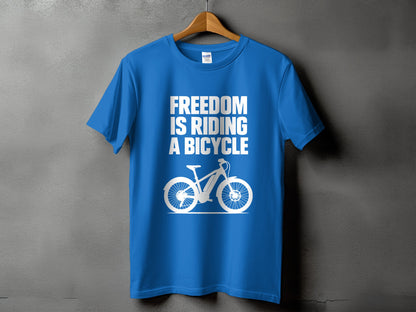 Freedom is Riding a Bicycle T-Shirt product type