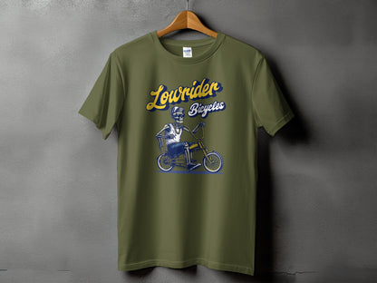 Lowrider Bicycles Skeleton Art Graphic Tee product type