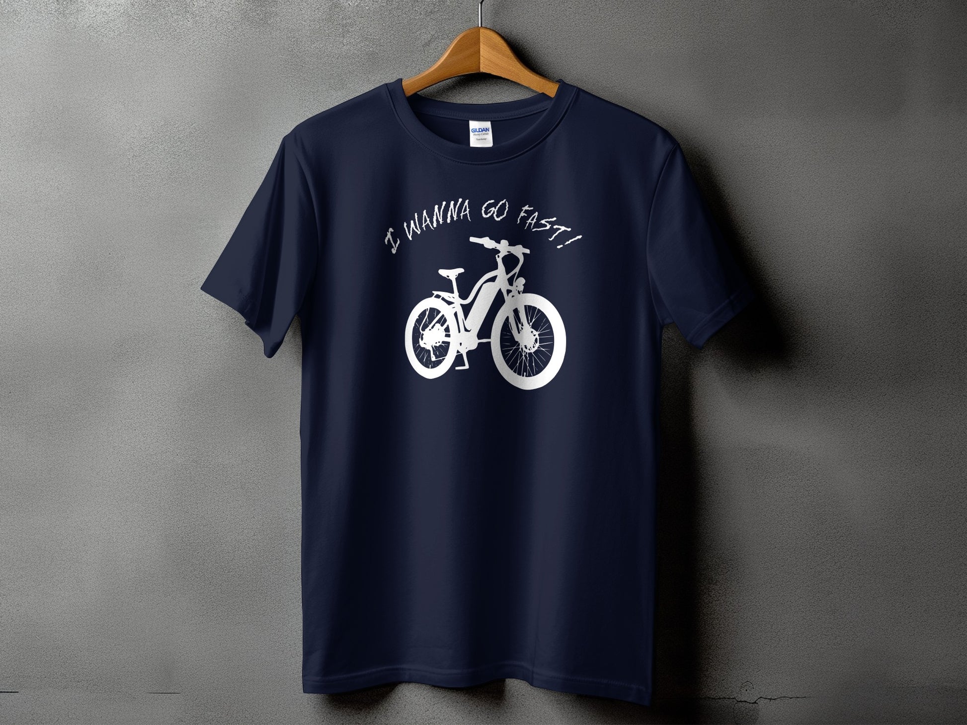 I Wanna Go Fast Bicycle Graphic T-Shirt product type