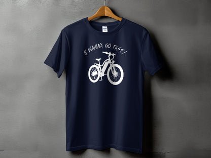 I Wanna Go Fast Bicycle Graphic T-Shirt product type