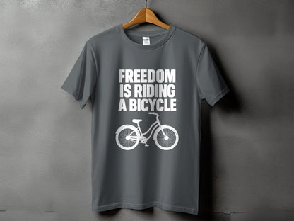 Freedom is Riding a Bicycle T-shirt product