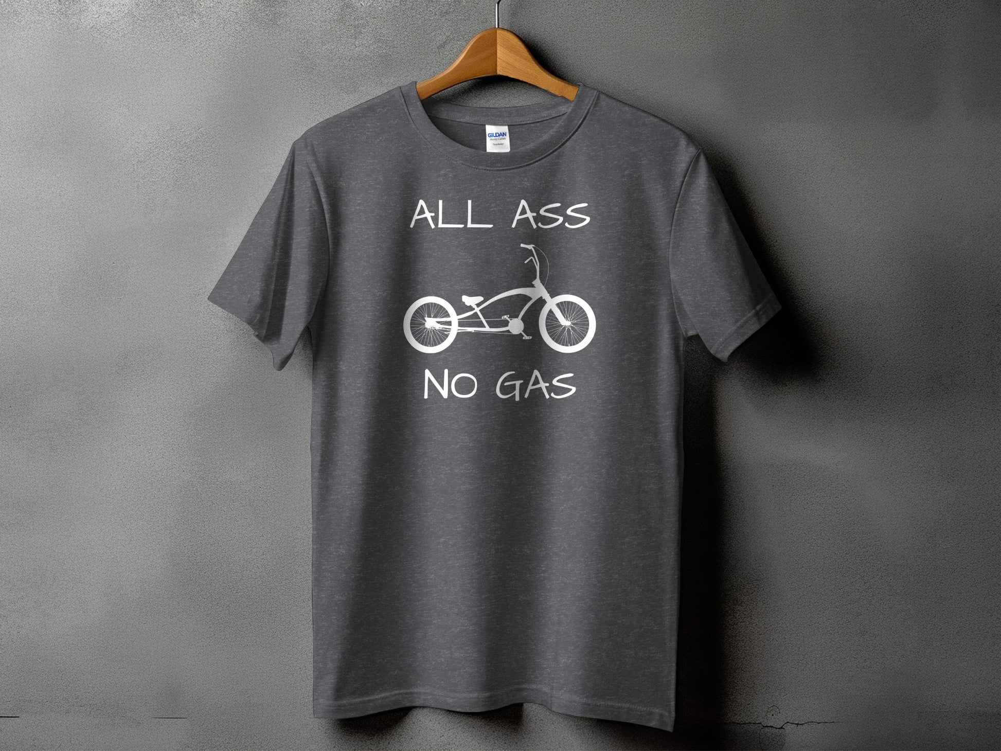 All Ass No Gas Graphic Biking Shirt product type