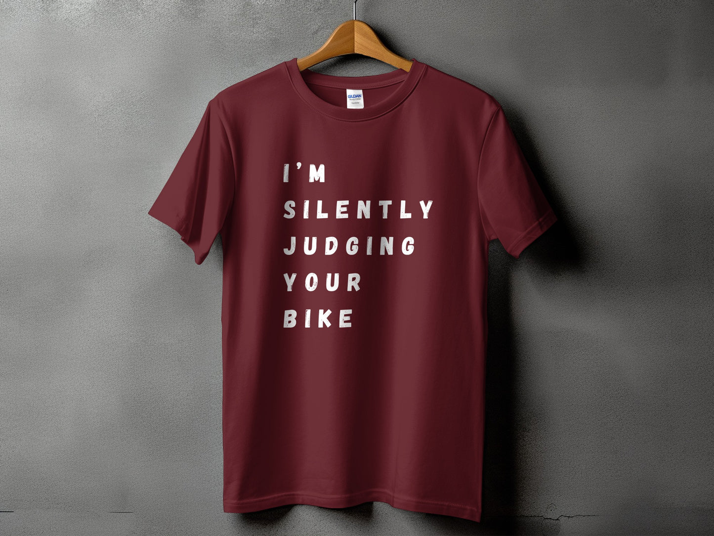 I'm Silently Judging Your Bike T-shirt product type
